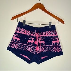 Betsy Johnson Pink & Navy  Shorts knit